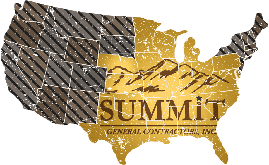 Summit General Contractors Service Area Map